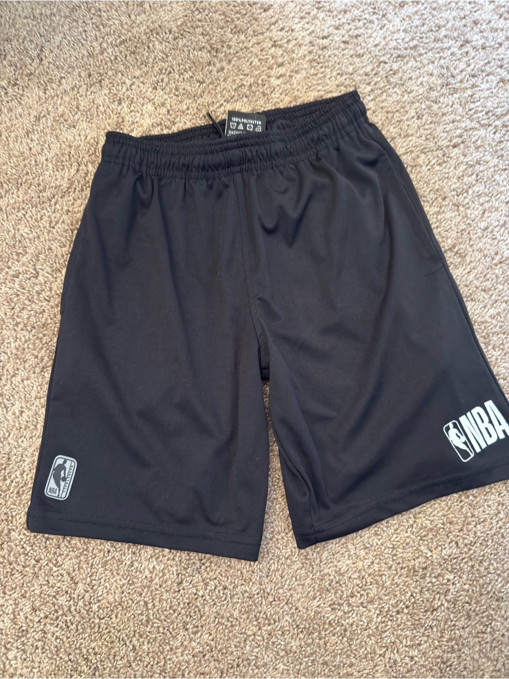 NBA Boys Black Performance Basketball Shorts